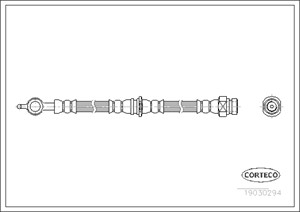 Jarruletku, Taka-akseli, VOLVO S40 I, V40 Kombi, 30862413, M862413
