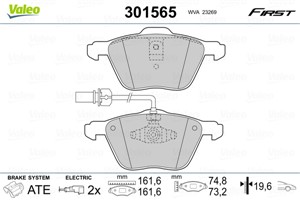 Jarrupalasarja, levyjarru, Etuakseli, FORD,SEAT,VW, 1133446, 1205696, 7M3698151A, YM2J2K021BA, YM2J-2K021-BA