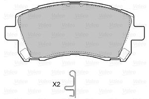 Jarrupalasarja, levyjarru, Etuakseli, SUBARU, 26296AC040, 26296-AC040, 26296AC041, 26296-AC041, 26296AC050, 26296-AC050, 26296AC070, 262