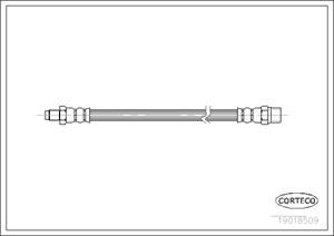 Jarruletku, Edessä ja takana, ALFA ROMEO,MERCEDES-BENZ, 0004283535, 101336, 107101, 1234280135, 1264280335