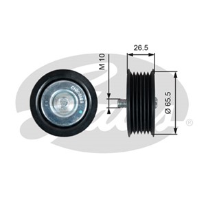 Ohjainrulla, moniurahihna, CADILLAC,FIAT,FORD,OPEL,SAAB,SUZUKI,VAUXHALL, 1361876, 1753079J50, 51758384, 55190812, 5M5Q19A216AA, 6340556,