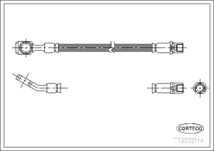 Jarruletku, Taka-akseli, OPEL,SAAB,VAUXHALL, 24436542, 5562204