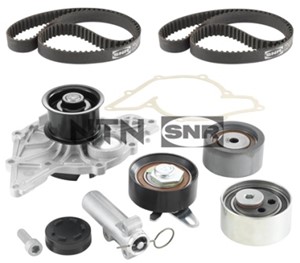 Vesipumppu + jakohihnasarja, AUDI,SKODA,VW, 059121004D, 059121004E