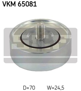 Ohjainrulla, moniurahihna, Alla, CITROËN C4 AIRCROSS, MITSUBISHI ASX, LANCER VIII, LANCER Sportback VIII, 1341A040, 16 076 642 80