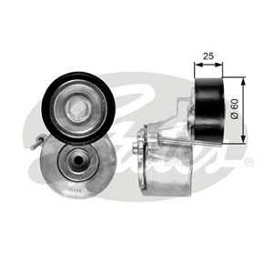 Kiristysrulla, moniurahihna, CITROËN,FIAT,PEUGEOT, 16 114 248 80, 1611424880, 5751.F3, 5751F3, 9654127380