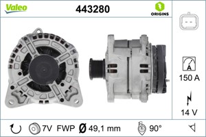 Laturi, NISSAN,OPEL,RENAULT,VAUXHALL, 2310000Q0H, 23100-00Q0H, 4416689, 4434149, 7711135520, 8200251006, 8200660022, 93169474, 93189013,