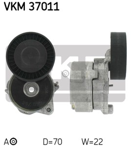 Kiristysrulla, moniurahihna, Keskellä, Oikea, LAND ROVER,MG,ROVER, PQG 100190, PQG 100190L