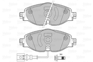 Jarrupalasarja, levyjarru, Etuakseli, AUDI,SEAT,SKODA,VW, 5Q0698151, 5Q0698151A, 5Q0698151B, 5Q0698151D, 5Q0698151F, 5Q0698151G, 5Q06981
