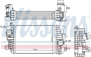 Välijäähdytin, OPEL MERIVA B Minibus, minivan, MERIVA B VAN, VAUXHALL MERIVA Mk II, 1302143, 13283253