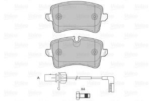 Jarrupalasarja, levyjarru, Taka-akseli, AUDI,PORSCHE, 4G0698451, 4G0698451A, 4G0698451B, 4G0698451H, 4G0698451J, 4G0698451K, 4H0698451A,