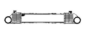 Välijäähdytin, MERCEDES-BENZ S-KLASS [W220], 1 146 129, 1 254 220, 216308, 2205000000, 2S613025AA, 2S613025AE, 96096610