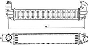 Välijäähdytin, FORD GALAXY I, GALAXY MK VAN I, SEAT ALHAMBRA, ALHAMBRA VAN, VW SHARAN, SHARAN VAN, 0515.F8, 1109138, 1109138138, 481570H