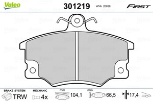 Jarrupalasarja, levyjarru, Etuakseli, ABARTH,ALFA ROMEO,FIAT,LANCIA, 0060810239, 4434879, 5888147, 5888153, 5892549, 5892727, 5892728, 5