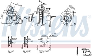 Turboahdin, MERCEDES-BENZ E-KLASS [W210], E-KLASS Flak/chassi [VF210], E-KLASS T-Model [S210], M-KLASS [W163], 6120960599, 612096059980,