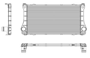 Välijäähdytin, TOYOTA AURIS, COROLLA Sedan, 1 230 960, 1 255 747, 1 305 330, 1 305 954, 1 308 718, 1 308 719, 1 320 605, 1 323 599, 1 33