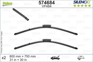 Pyyhkijänsulka, Edessä, CITROËN C4 GRAND PICASSO I, C4 PICASSO Minibus, minivan I, 16 116 611 80, 16 116 612 80, 1609883480, 1611661180