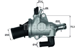 Termostaatti, jäähdytysneste, ALFA ROMEO 156, 156 Sportwagon, GT, GTV, SPIDER, 0060676066, 0060676067, 0060817042, 60676066, 60676067, 6