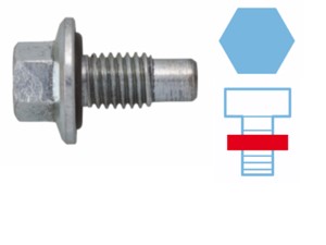 Kierretulppa, öljypohja, BUICK,CADILLAC,CHEVROLET,FORD,OPEL,SAAB,VAUXHALL, 652454, 652736
