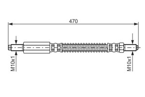 Jarruletku, etuakseli molemminpuoleinen, Etuakseli, oikea, Etuakseli, vasen, LAND ROVER DISCOVERY I, RANGE ROVER I, ANR 1756, GBH 319, N