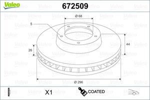 Jarrulevy, Etuakseli, NISSAN JUKE, LEAF, QASHQAI / QASHQAI +2 I, QASHQAI SUV II, X-TRAIL II, 402061KC1A, 40206-1KC1A, 402061KC1B, 40206-