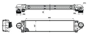 Välijäähdytin, VOLVO S60 II, V60 I, V60 Skåp / kombi I, V70 III, XC60 SUV I, XC60 VAN I, XC70 II, 000 993 19 76, 000 993 21 76 S2, 000 9