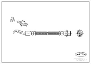 Jarruletku, Etuakseli, LEXUS GS, 9094702973, 9094702F69