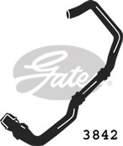 Jäähdyttimen letku, Alla, CITROËN,PEUGEOT, 1351.G8, 1351.J4, 1351G8, 1351J4, 95667384, 96050221