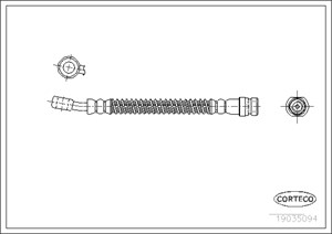 Jarruletku, Edessä, Oikea, Vasen, HYUNDAI ATOS, 58731-02500, 58731-05100