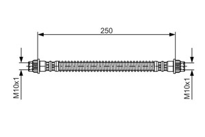 Jarruletku, Taka-akseli, Sisempi, CITROËN,FIAT,LANCIA,PEUGEOT, 1472157080, 4806 67, K1472157080