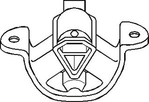 Moottorin tuki, Eteen, oikea, OPEL ASTRA F, ASTRA F Halvkombi, ASTRA F Kombi, VECTRA A, VECTRA A Halvkombi, 06 84 644, 6 84 644, 9033549