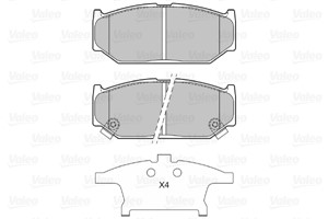 Jarrupalasarja, levyjarru, Etuakseli, SUZUKI SWIFT III, SWIFT IV, 5520057K10, 5520057-K10, 5581057K00, 5581057-K00, 5581057K01, 55810-57