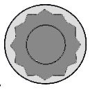 Sylinterikannen pulttisarja, MERCEDES-BENZ, 906 016 07 69 (10x)